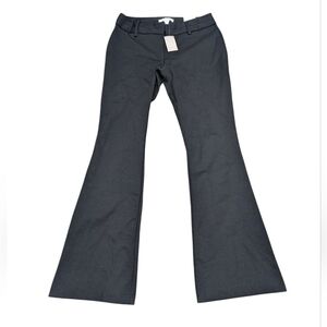 New CHICO'S Ponte Double Waist Flare Black Dress Pants (Women's 0 regular aka 4)